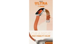 Resim Lisa Butik Watch 8 Amax Ultra Uyumlu 49MM Akıllı Saat Vidalı Çift Kordon Kilitli Deri Kordonlu 