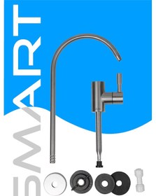 Resim Su Arıtma Musluğu Sus 304 Paslanmaz Çelik Lüks Aç Kapa Musluk 