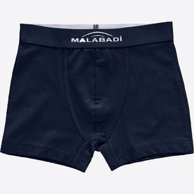 Resim Malabadi Erkek Çocuk Siyah Beyaz Lacivert 3 Lü Paket Pamuk Elastan Boxer 208 Siyah-beyaz-lacivert 