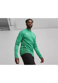 Resim Puma Teamgoal Training Jacket Erkek Futbol Kamp Eşofman Üstü 65863305 Yeşil 65863305 
