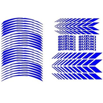 Sevenkardeşler Reflektör Mavi Suzuki Racing Şerit