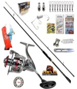 Resim Oslo Prime 4000 274cm 8-42gr Oslo Zen Pro Karbon Kıyı Spin Olta Takımı Seti 274 Cm 