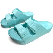 Resim Minamoda GZR Eva Taban Kız Erkek Çocuk Yazlık Terlik Çift Tokalı Unisex Terlik 