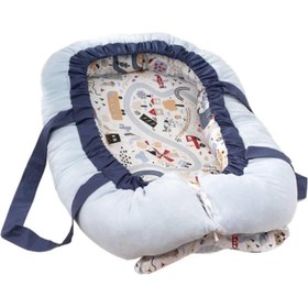 Resim MomiShop Adventure Babynest - Mavi - Mavi / Standart 