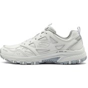Resim Skechers Hillcrest Outdoor Memory Foam Leather Womens Walking Shoes Hakiki Deri Hafızalı Taban Hakiki Deri Kadın Yürüyüş Ayakkabısı Beyaz 