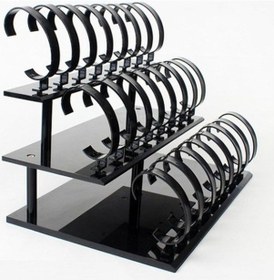 Resim Saat Standı 24'Lü Kademeli Blok Set Siyah 