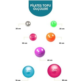 Resim Delta 25 Cm Dura-strong Mini Pilates Topu Denge Egzersiz Topu-turuncu 