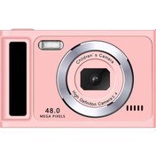 Resim Yeni Hd Dijital Fotoğraf Makinesi Moda Retro Ccd Öğrenci Kart Makinesi Mini Kamera Kaynak Fabrika K09 Pembe Hafıza Kartı Hariç 
