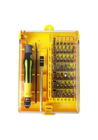 Resim Wezone 45 Parça Krom Vanadyum Çelik Tornavida Seti - Bilgisayar Telefon Ev Çözümleme Araçları 