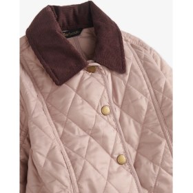 Resim Barbour Summer Liddesdale Kız Kapitone Ceket PI37 Gardenia-Gardenia 