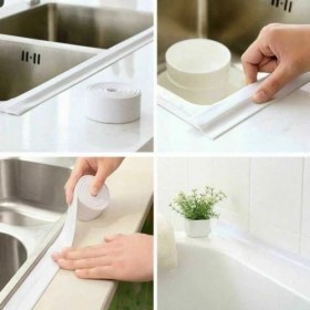 Resim Tekno İstanbul 145 gr Beyaz Su Sızdırmaz Lavabo Kenar Bandı (3.2m) 