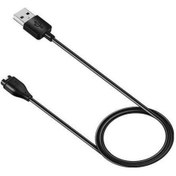 Resim Sandwich Garmin Fenix 5/5s/5x & 935 İçin 1m Usb Şarj & Veri Kablosu - Siyah Dayanıklı Plastik Adaptör 
