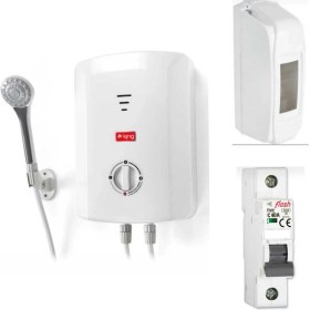 Resim Feyza Design King K 7008 Ekvator Ani Su Isıtıcı, Sigorta ve Kutulu Paket 