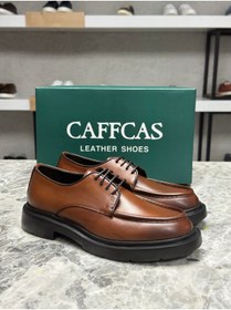 Resim Caffcas Hakiki Deri Taba Günlük Oxford Erkek Ayakkabı 1445-21 