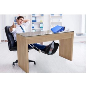 Resim CanBy Masa Altı Ayak Hamağı Ayak Desteği Ayak Yükseltici Ayaklık Ayak Koyma Standı (mengenesiz) 