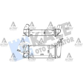 Resim Turbo Radyatörü Intercooler Corolla / Aurıs 13-18 1.4 D4d 179400n080 