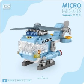 Resim LZ8616 Loz Helikopter Blok Seti Mini Poşet -Vagon Life 