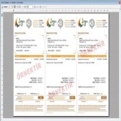 Resim DemirSoft 3 Lü Fatura Yazdırma Programı + Stok + Kasa + Cari 