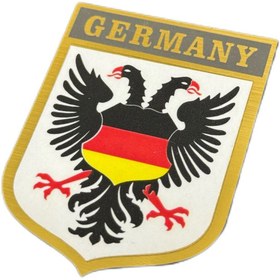 Resim OTO SÜSLEN İSTANBUL Pleksi Arma Germany Bayraklı Kendinden Yapışkanlı 6.5X5cm 