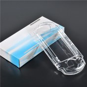 Resim PSP 2000/3000 için Kristal Berrak Koruyucu Kılıf - Dayanıklı PC Malzeme, Çift Spinner Tekerlek Tasarımı 