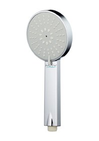 Resim T-May Banyo Lidya Yuvarlak Tepe Duş Başlığı Krom El Duş Başlığı Krom 