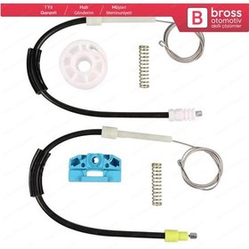 Resim Mercedes S Class W140 1992-1999 İçin Arka Sağ Cam Kriko Tamir Set 