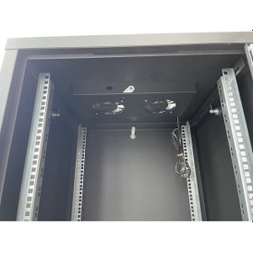 Resim Erk 42U 600*600 2 Fanlı Dıkılı Tıp Rack Kabinet – Model 