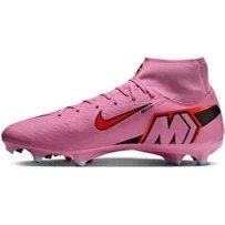 Resim Nike Mercurial Superfly 10 Acad FG/MG Krampon Fq1456-600 Sentetik Malzemeden Erkek Çocuk İçin Pembe 