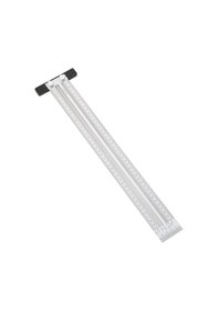 Resim Fosenze Paslanmaz Çelik T Cetveli - 400mm Profesyonel Marangoz Çizim Aleti 