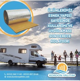 Resim Ses Isı Yalıtım Folyolu Yapışkanlı Kauçuk 