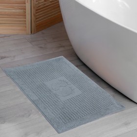 Resim Kareli Ayak Desenli Pamuk Ayak Havlusu Yeşil 2’li - 50x70cm 