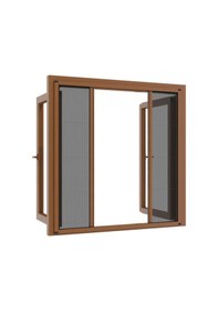 Resim Duble Plise Pileli- Akordiyon Katlanır Sineklik Kapı Pencere 