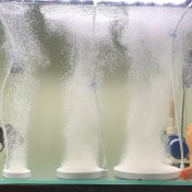 Resim Akvaryum Hava Pompası Aksesuarları, Ultra İnce Kabarcık Nano Kabarcık Taşı, Hava Pompası Köpürtücü, Çoklu Sularda Oksijen Beslemesini Artırır, Akvaryum Balık Tankları ve Hidroponik Kabarcıklar için Uygun, Akvaryum Balık Aksesuarları için Uygun, Pilsiz 