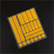 Resim Cloudstore Bal Sarı 1 Set Balpetek Reflektif Yapışkan Gece Güvenlik Bisiklet Motosiklet 