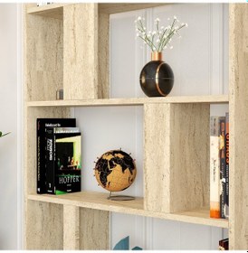 Resim Variant Lima Kitaplık - Traverten Mermer Traverten 