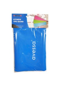 Resim Mavi Sert Direnç Pilates Yoga Spor Egzersiz Direnç Lastiği 1500x15x0,5 Mm Mavi 