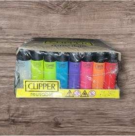Resim Clipper yarı şeffaf pocket çakmak 