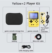 Resim Dahili 500+ Klasik Oyunlar 5 İnç Arcade Retro Konsol Oyun Konsolu Game Boy Yellow 