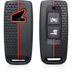 Resim Honda ADV 350 2023 için PCX 160 için SH350 için PCX125 için ADV 150 için SH350i için VISION 110 için nss 350 2021-2023 için silikon motosiklet anahtar kılıfı anahtarlık 