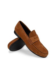 Resim Deery Hakiki Süet Tarçın Rengi Loafer Erkek Ayakkabı Tarçın (539862117) Tarçın 