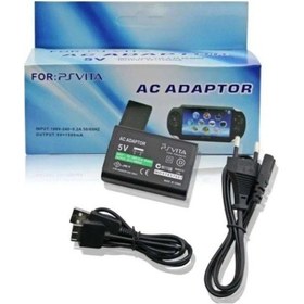 Resim Psvita Adaptör Psvita Şarj Cihazı Psp Vita Şarj Adaptörü 