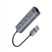 Resim Bix 3 USB Portlu TF SD Kart Okuyucu Hub Çoklayıcı Dönüştürücü Adaptör 