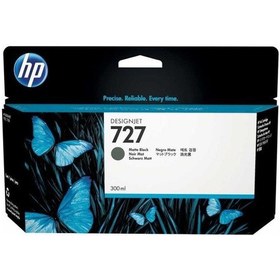 Resim HP 727 C1Q12A Mürekkep Kartuş Mat Siyah 