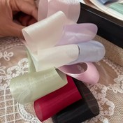 Resim Şık Pastel Kurdele - Geniş 6cm x Uzunluk 3.2 Yard (1.5m) - Düğün, Doğum Günü, Parti Süslemeleri, Hediye Paketleme, Saç Tokaları, Çiçek Düzenlemeleri için - Lavanta, Nane Yeşili, Pembe, Kırmızı, Siyah Renklerde Dayanıklı Polyester El İşi Kurdesi - DIY El İşleri & Dekorasyonlar İçin Mükemmel, Buket ve Dekoratif Sanatlar için Kurdele, Parlak Dokulu Yüksek Kaliteli Polyester, Pürüzsüz Cilalı Yüzey 