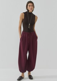 Resim Elara Şalvar Pantolon Mürdüm - Mürdüm / 36-38 