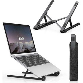 Resim Saiji X2 Taşıma Çantalı Alüminyum Notebook Laptop Standı 