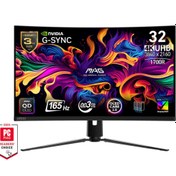 Resim MSI MAG 321CUP QD-OLED 31.5″ 0.03ms 165Hz UHD G-Sync 1700R Curved Gaming (Oyuncu) Monitör 