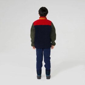 Resim Decathlon Quechua Çocuk Polar Pantolon Mavi Renkli- Mh100 Tween Hafif Nefes Alabilir Kumaş Erkek Çocuk İçin 