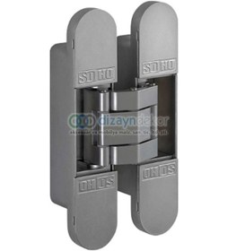 Resim Soho 3 D Gizli Gömme Ayarlı Kapı Menteşesi Mat Krom 135 28 Mm 