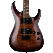 Resim Esp Ltd H-200FM Dark Brown Sunburst Elektro Gitar 